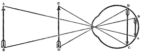 DIAGRAM SHOWING HOW DISTANCE AFFECTS THE SIZE OF THE IMAGE