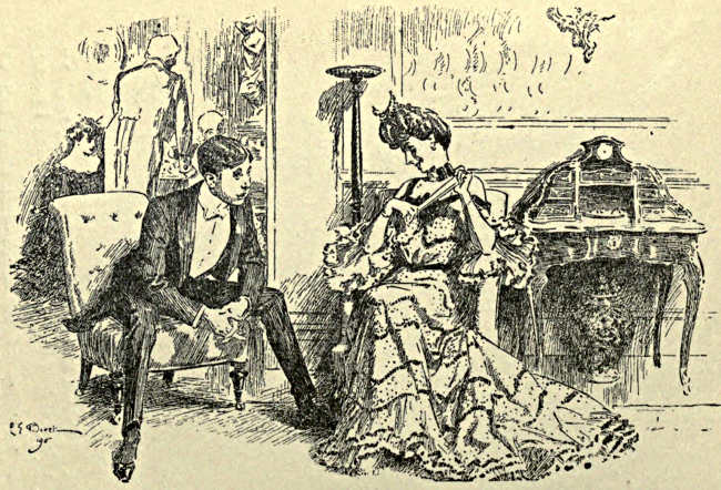 Gentleman and lady talking