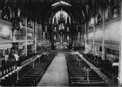 INTERIOR OF NOTRE DAME