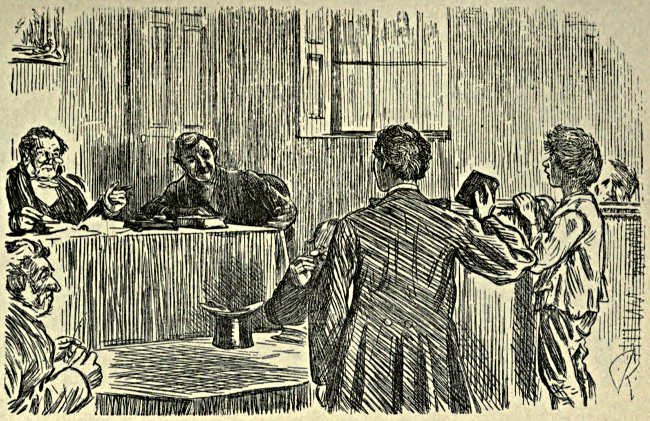 Courtroom scene