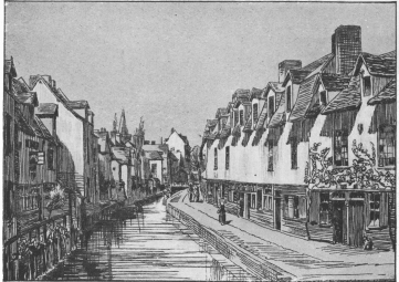 RUE D’ENGOULVENT (ABOUT 1820). (drawing by the Brothers Duthoit).