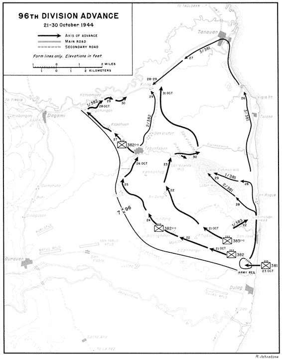 96TH DIVISION ADVANCE