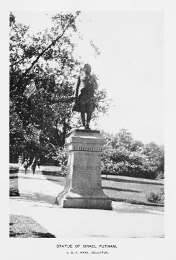 STATUE OF ISRAEL PUTNAM.  J. Q. A. WARD, SCULPTOR.