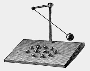 game board with swinging ball