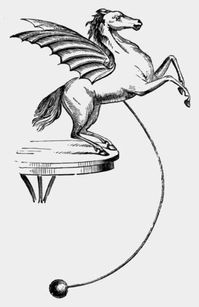 pegasus on edge of table