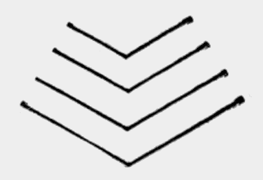 four v-shaped lines