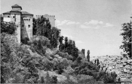 Torre del Mihrab and Granada.