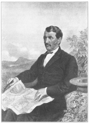 David Livingstone, the brave Scotch missionary  {128}From a photograph taken in 1867