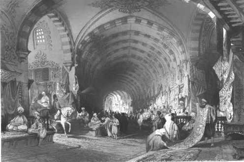 THE GREAT BAZAAR, CONSTANTINOPLE.