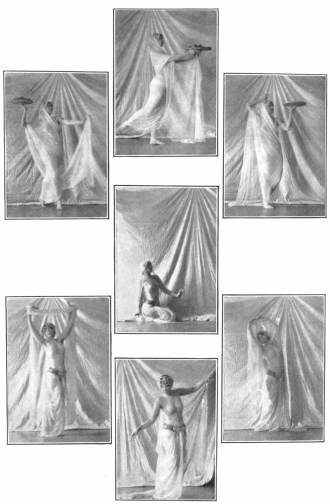 Image not available: Representative Oriental Poses  Miss Ruth St. Denis  Votive offering (3 poses)—Decorative motives (3 poses)—Disclosure of person (1 pose)  To face page 221  