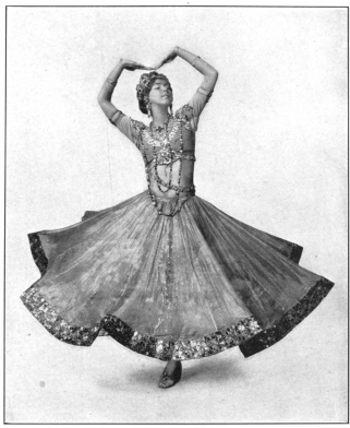 Image not available: “Nautch Dance”  Miss Ruth St. Denis  To face page 226