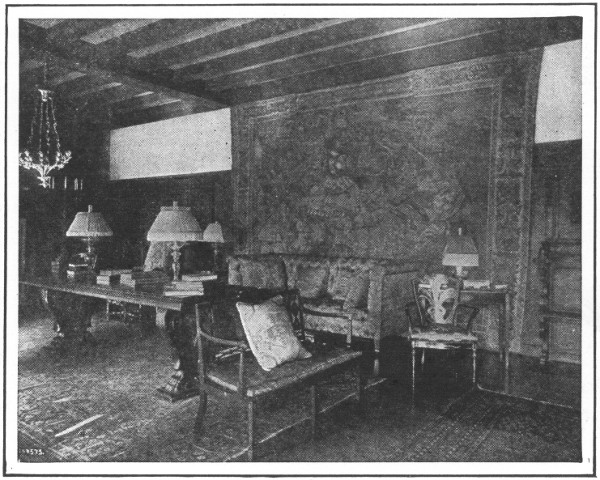 MUSIC ROOM IN HARLEKENDEN HOUSE