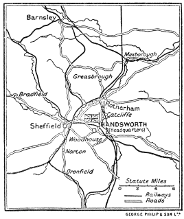 Image unavailable: The Defence of Sheffield.  GEORGE PHILIP & SON LTD.