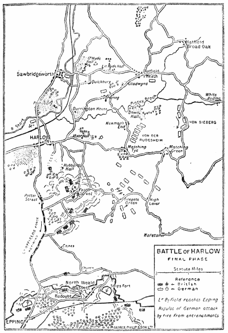 Image unavailable: BATTLE OF HARLOW  FINAL PHASE