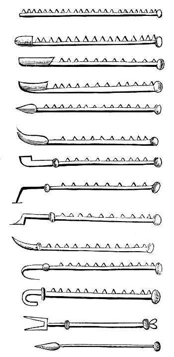 Set of fourteen dental scrapers (Abulcasis).