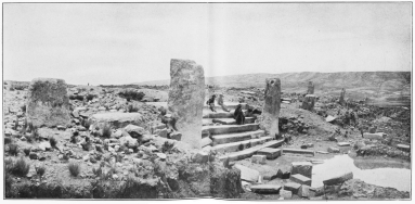 Image unavailable: A REMARKABLE STAIRWAY AT TIAHUANACO