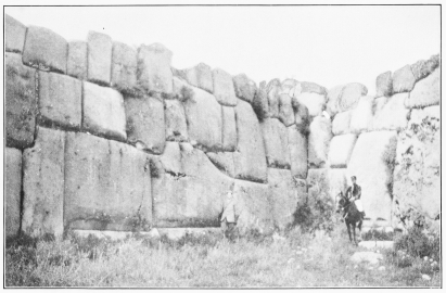 Image unavailable: A SECTION OF THE LOWER TERRACE, SACSAHUAMAN