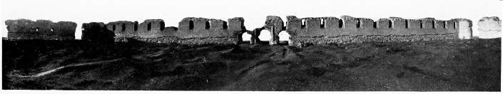 Fig. 122.—SÂMARRÂ, RUINED MOSQUE, INTERIOR OF SOUTH WALL.