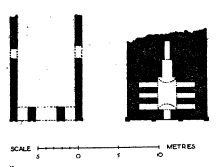 Fig. 226.—SHAHR, TEMPLE-MAUSOLEUM, UPPER AND LOWER STOREYS.