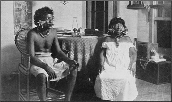 "The Baron and Baroness," Butaritari, one of the Gilbert Islands