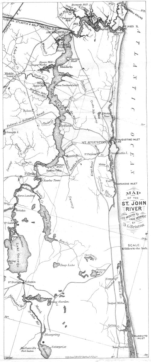 [Image of the Map of St John River unavailable.]