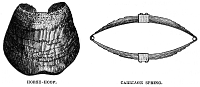 Image unavailable: HORSE-HOOF. CARRIAGE SPRING.