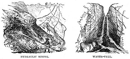 Image unavailable: HYDRAULIC MINING. WATER-FALL.