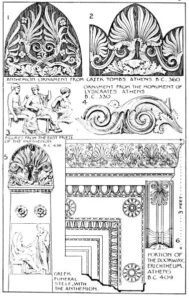 Image unavailable: GREEK ORNAMENT.      Plate 5.