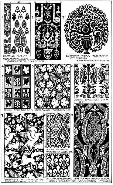 Image unavailable: TEXTILE FABRICS.      Plate 35.