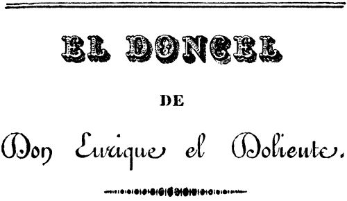 El doncel de Don Enrique el Doliente