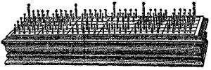 A pull-up cribbage board