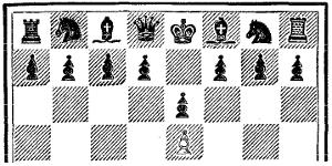 Chessboard showing the layout described