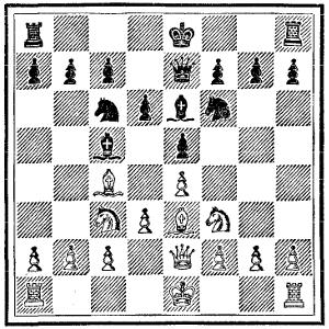 Chessboard showing the layout described