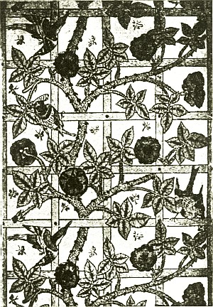 DESIGN FOR WALL-PAPER. 'ROSE TRELLIS.'