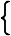 left-facing curly bracket