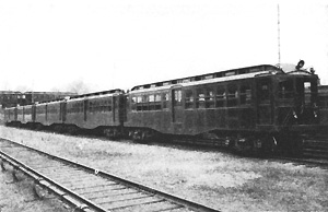 Train on Market Street Elevated, Philadelphia Rapid Transit Company