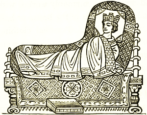 Anglo-norman bedstead