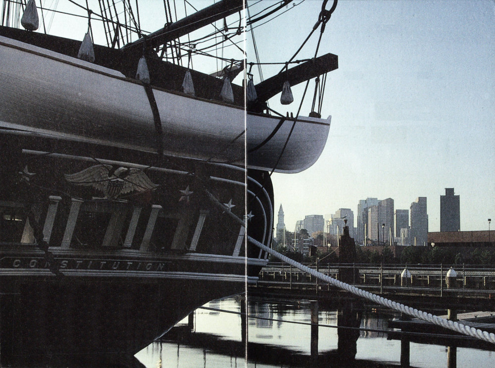 U.S.S. Constitution in Boston Harbor