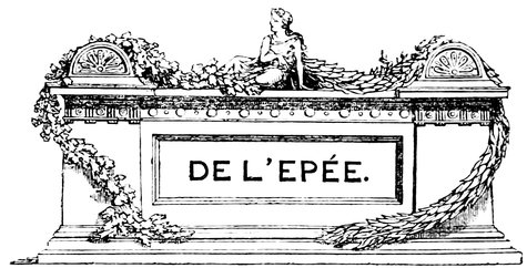 DE L’EPÉE.