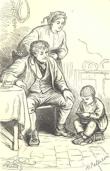 “Lor massey!” cried Master Salter.  “I’ told’ee, missus, about un.  Look here, Jan Lake.  If thee’ll draa me out some pigs like them, I’ll give ’ee sixpence and a new slate, and I’ll try thee for a week, anyhow.”