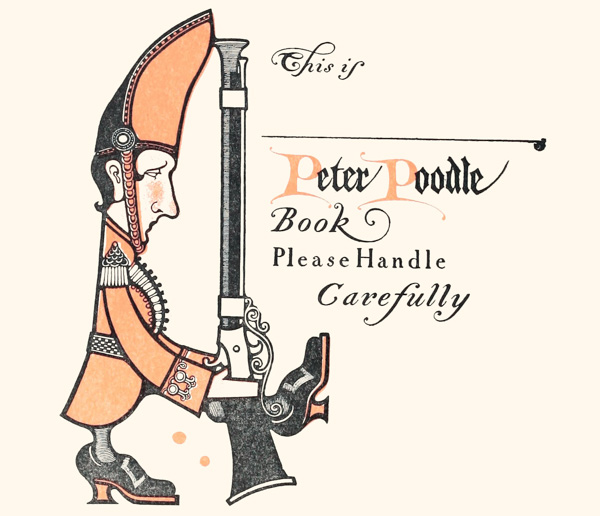 This is    Peter Poodle Book    Please Handle Carefully