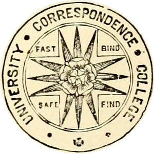 UNIVERSITY CORRESPONDENCE COLLEGE