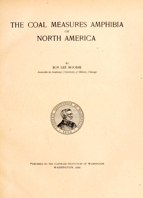 The Coal Measures Amphibia, by Roy Lee Moodie