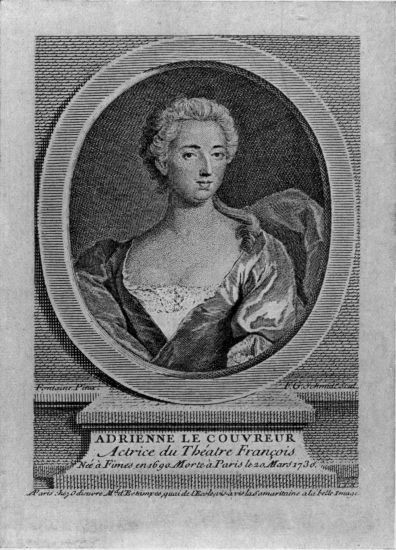 [Image unavailable: ADRIENNE LE COUVREUR Actrice du Théatre François]