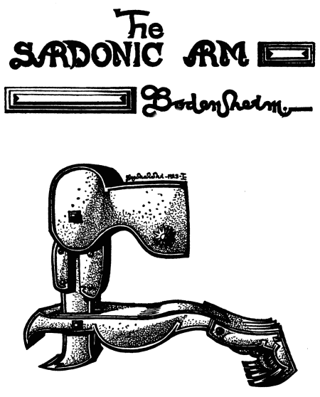 SARDONIC ARM  Bodenheim.—  1923 COVICI-McGEE CHICAGO