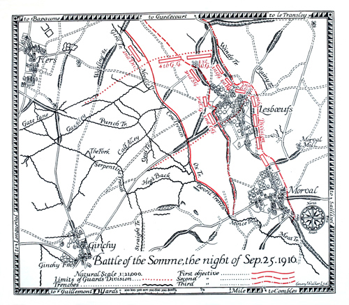 Illustration: night Battle of Somme