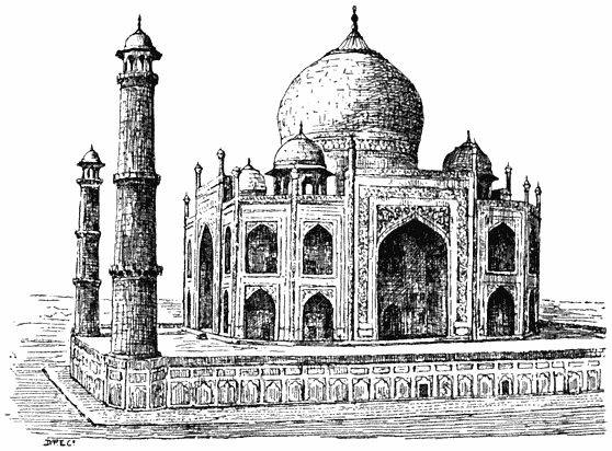 THE TAJ AT AGRA. (A. F. Hole.)