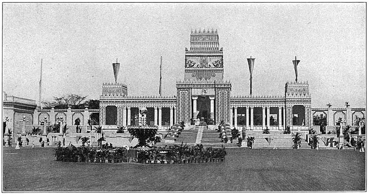 Philippine Carnival Auditorium, 1922, where sumptuous balls are held every evening during the Carnival week