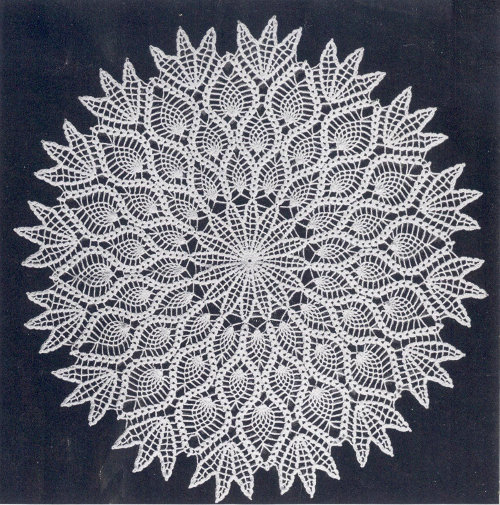 Pineapple doily