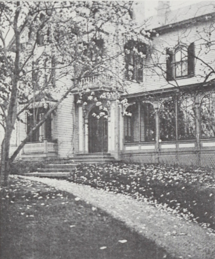 The Front Door At 209 Washington Avenue.